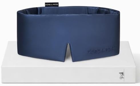 Dore & Rose Deep Sleep Mask, 100% Pure Silk Eye Mask by DoreRose
