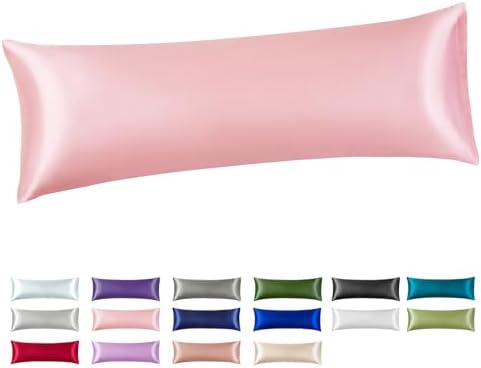 Silk Like Satin Body Pillowcase, 1 Pack, 20x54 Inches by VCUSUELER