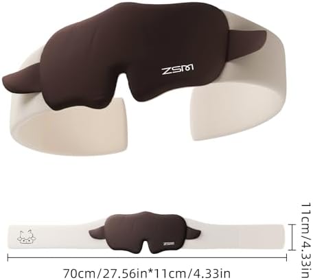 Coffee Sheep Sleep Mask Soft Comfortable Blackout Sleeping Eye Mask - Image 3