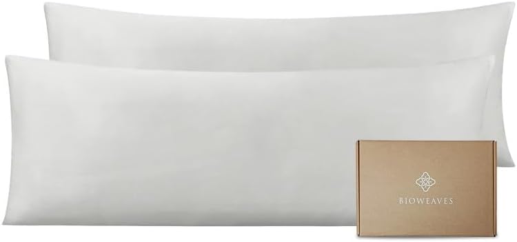 Bioweaves 100% Organic Cotton Body Pillow Cover by BIOWEAVES
