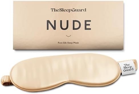 TheSleepGuard Pure Silk Sleep Mask Light Blocking Travel Essentials. Eye Masks by TheSleepGuard
