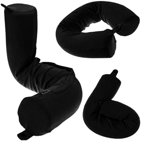 Dot&Dot Twist Memory Foam Travel Pillow, Bendable Neck Pillow by DotDot