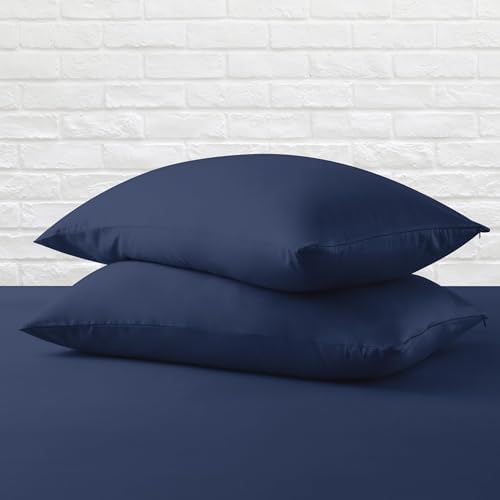 Toddler Pillow Protector Set of 4, 100% Egyptian Cotton Pillow Cases by ZaizaiHome