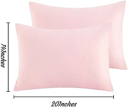 NTBAY Toddler Microfiber Pillowcases, Blush Pink - Image 3