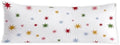 Boho Colorful Stars 20x54 Body Pillow Cover, Mid Century Modern Decorative Long by PIUD