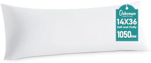 Oubonun 14 x 36 Throw Pillow Inserts Set of 1 by Oubonun