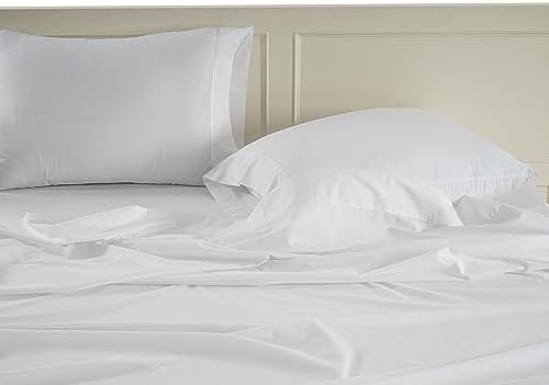 LANE LINEN Queen Sheets 100% Organic Cotton 8pc Percale Cooling - Image 4