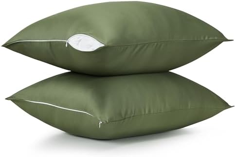 Cotton Pillow Protectors/Cases Standard Size by BestSeason