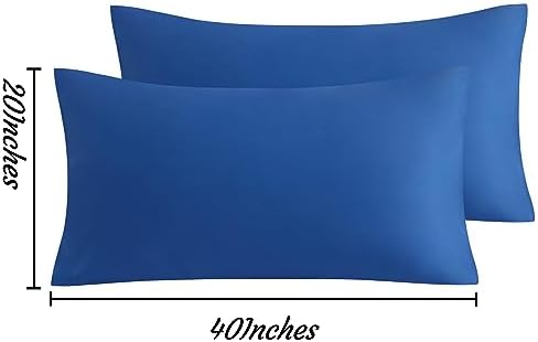 NTBAY King Microfiber Pillowcases, Royal Blue - Image 6