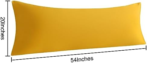 NTBAY Body Microfiber Pillowcases, Ginger Yellow - Image 5
