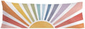 Boho Colorful Sun Sunshine 20x54 Body Pillow Cover, Boho Room Decor, Mid by PIUD
