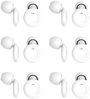 6 Pairs Soft Silicone Earplugs Reusable Noise-Reducing by DXGrandway