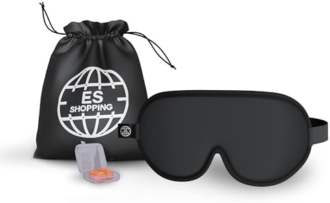 3D Sleep Mask -100% Blackout Sleep Mask, Memory Foam & Soft Cotton, Adjustable by Unknown