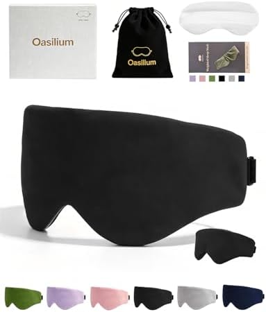 Lyocell Weighted Sleep Eye Mask by Unknown