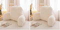 A Nice Night Faux Fur Reading Pillow Bed Wedge Large Adult Children Backrest by ANICENIGHT