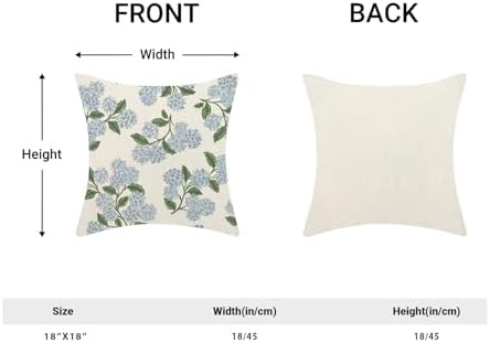 AEIOAE Spring Pillow Covers 16x16 Inch Set of 2, Floral Summer Outdoor Seasonal - Image 5