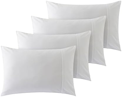 H HOUSEHOLD 100% Jersey Knit Cotton Queen Size Pillowcases Set of 4, Super Soft by HHOUSEHOLD