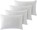 H HOUSEHOLD 100% Jersey Knit Cotton Queen Size Pillowcases Set of 4, Super Soft by HHOUSEHOLD