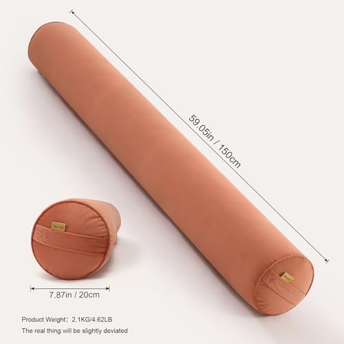 Body Pillow for Adults, Amber Orange - Image 2