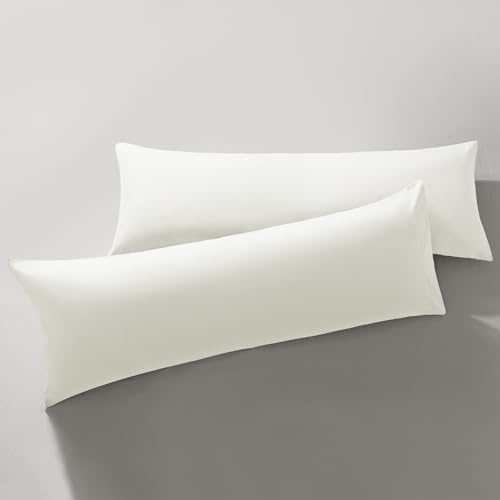 MILVOWOC Brushed Microfiber Body Pillowcases, 20 x 55 Inch by MILVOWOC