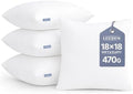 Leeden 18x18 Throw Pillow Inserts Set of 4, Pillow Forms by LEEDEN