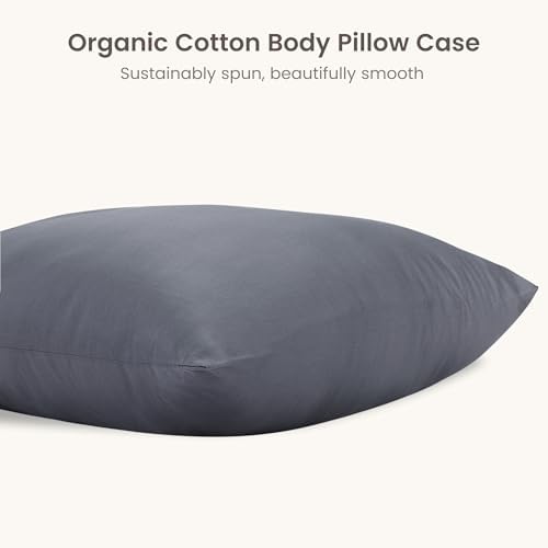 BIOWEAVES 100% Organic Cotton Body Pillow Cover - Image 3