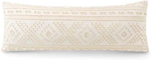 DOWNSTORIA Body Pillow Cover, Boho Cutwork Decorative Body Pillowcase, Ultra by DOWNSTORIA