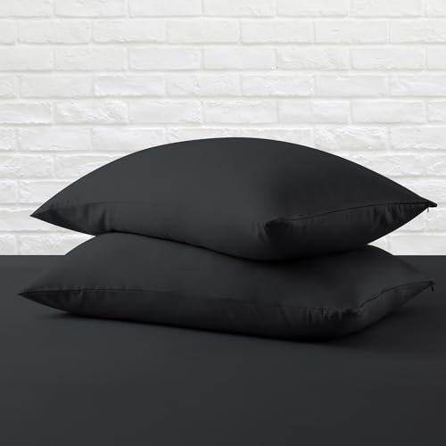 Pillow Cases Queen Size 4 Pcs, 100% Egyptian Cotton 400 Thread Count Sateen - Image 2
