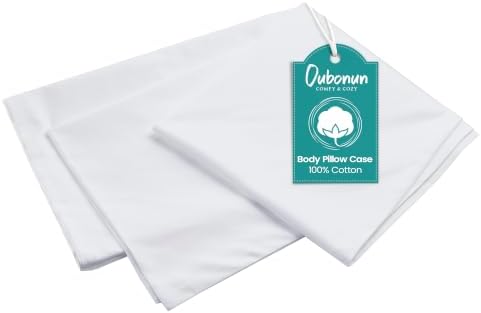 Oubonun 21 x 54 Inch 100% Cotton 800TC Long Body Pillowcase by Oubonun