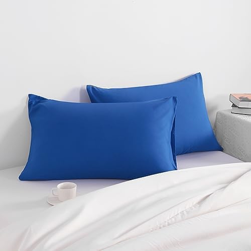 NTBAY King Microfiber Pillowcases, Royal Blue - Image 2