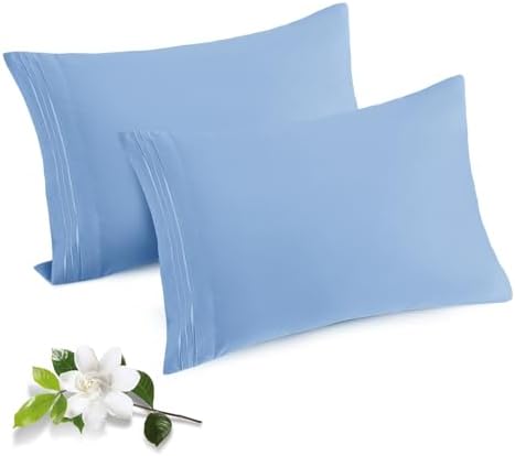 Horbaunal Microfiber Pillowcases Queen Size, 2 Pack by Horbaunal