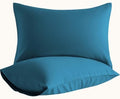 King Pillow Cases, 2 Pack, 20x36 in, Microfiber, Slate Blue by Aerlomi