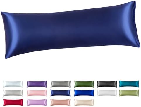 Silk Like Satin Body Pillowcase, 1 Pack, 20x54 Inches by VCUSUELER