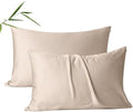 2 Pack Cooling Pillow Cases, Viscose Derived from Bamboo Pillow Protectors by ShunjieHome