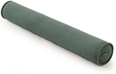 Corduroy Body Pillow, Round Bolster Cylinder Pillow by Ailuteie