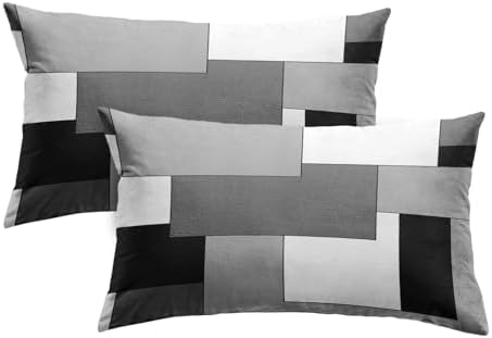 Emvency Throw Pillow Covers Set of 2, 12 x 20 Inch by Emvency