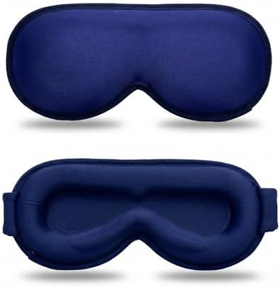 3D Cooling Gel Sleep Mask: 6oz Weighted Blackout Eye Mask - Image 7