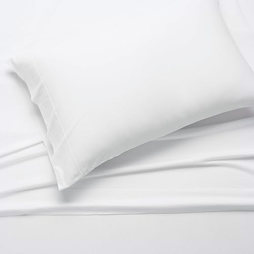 Amazon Basics 3 Piece Bed Sheets Set, 100% Cotton Jersey, Includes Super Soft - Image 2
