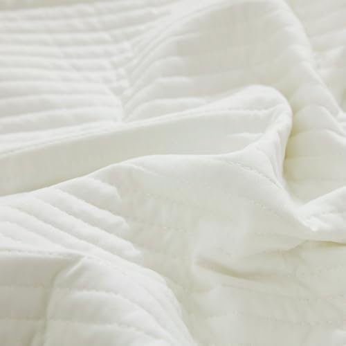 Quilted Body Pillow Cover, Striped Long Size 21"x54" Body Pillowcase 1PC Soft - Image 6