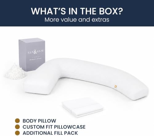 Eli & Elm Ultra Comfort Memory Foam Body Positioner Pillow, Unparalleled Comfort - Image 3