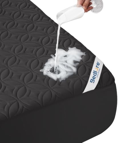 BEDLORE Waterproof Mattress Protector, Queen Size Mattress Pad Noiseless by Bedlore