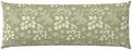 Green Leaf Plant Body Pillowcase, Long Pillow Cover 20"x54" Soft by Unknown