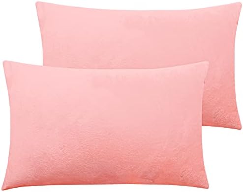 NTBAY Toddler Velvet Pillowcases, Light Pink by NTBAY