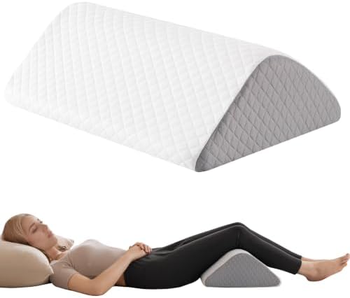 Knee Wedge Pillow 6.3'' for Post-Surgery Recovery-Leg Elevation Support for by Ganondorf