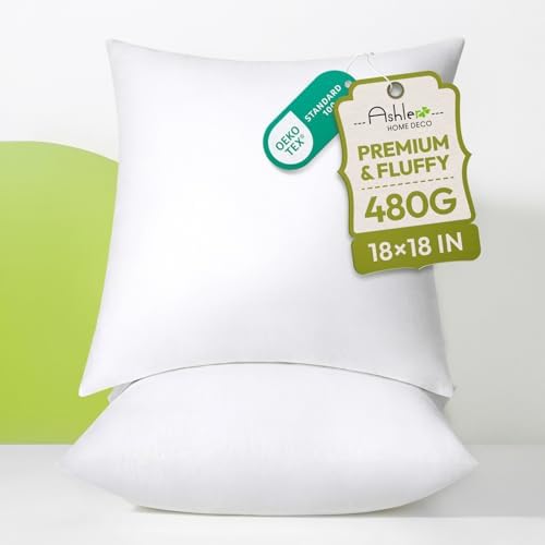 Ashler 18x18 Pillow Inserts by AshlerHomeDeco