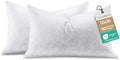 12x24 Feather Lumbar Pillow Insert Set of 2, Decorative Throw Pillow Insert by Swandream