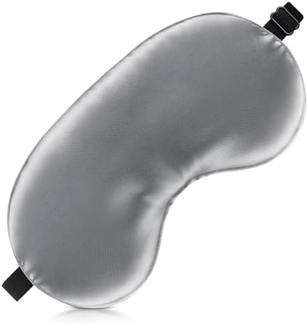 Sleep Mask Silk Eye Mask for Men Sleeping Mask, Adjustable Elastic Strap for by Unknown