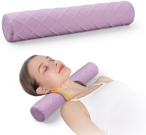 Cozyhealth 3.1" H Small Cervical Roll Pillow, Medium Soft Memory Foam Neck by Cozyhealth