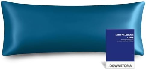 Satin Body Pillow Cover Similar to Silk Body Pillow Pillowcase 1 Pack, Smooth by DOWNSTORIA