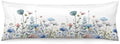 Watercolor Floral Body Pillow Cover Boho Pillowcase by Unknown